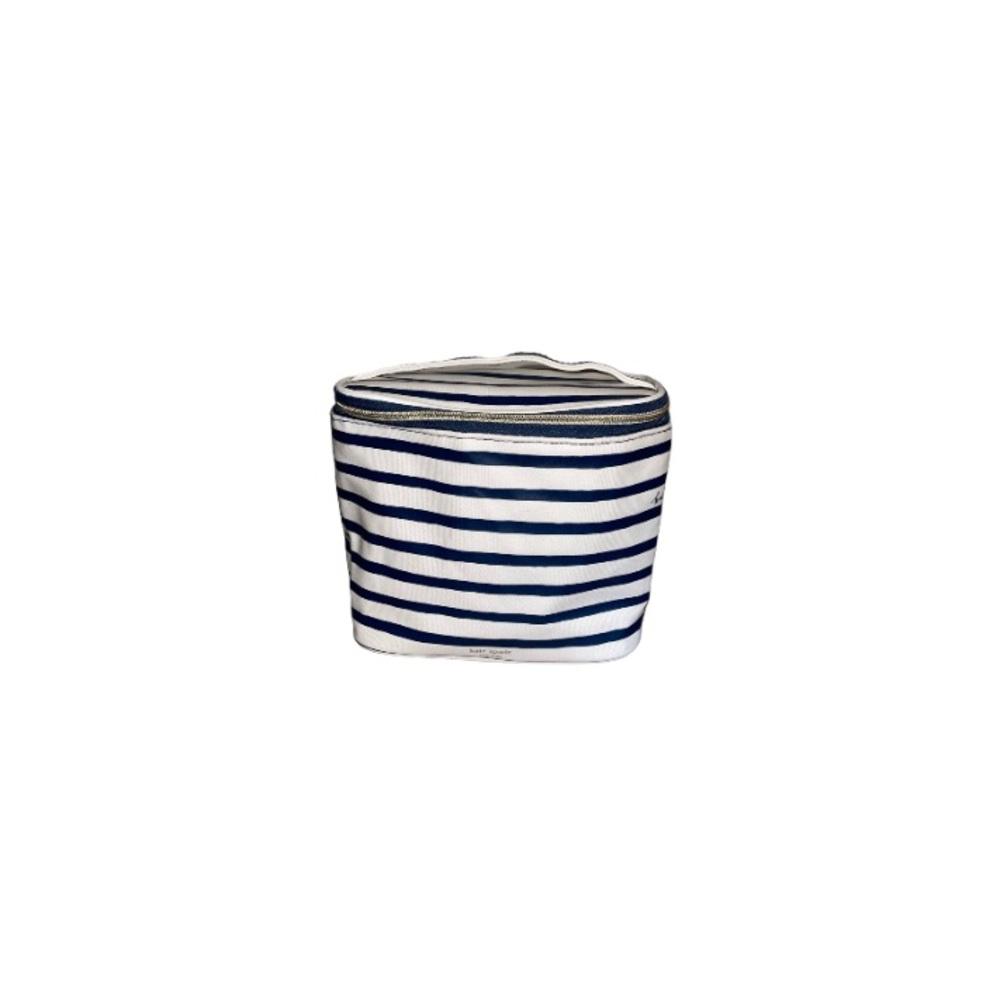 🆕 Kate Spade Navy Blue and White Mini Insulated Travel Bag